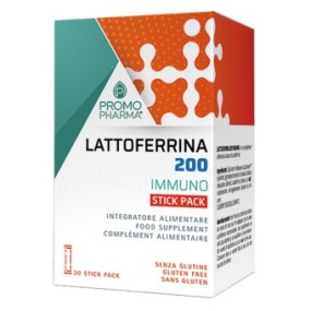 Lattoferrina 200 immuno 30 stick da 1 gr promopharma integratore alimentare