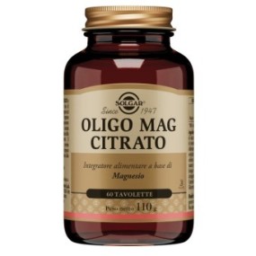 Oligo Mag Citrato 60 Tavolette - Solgar