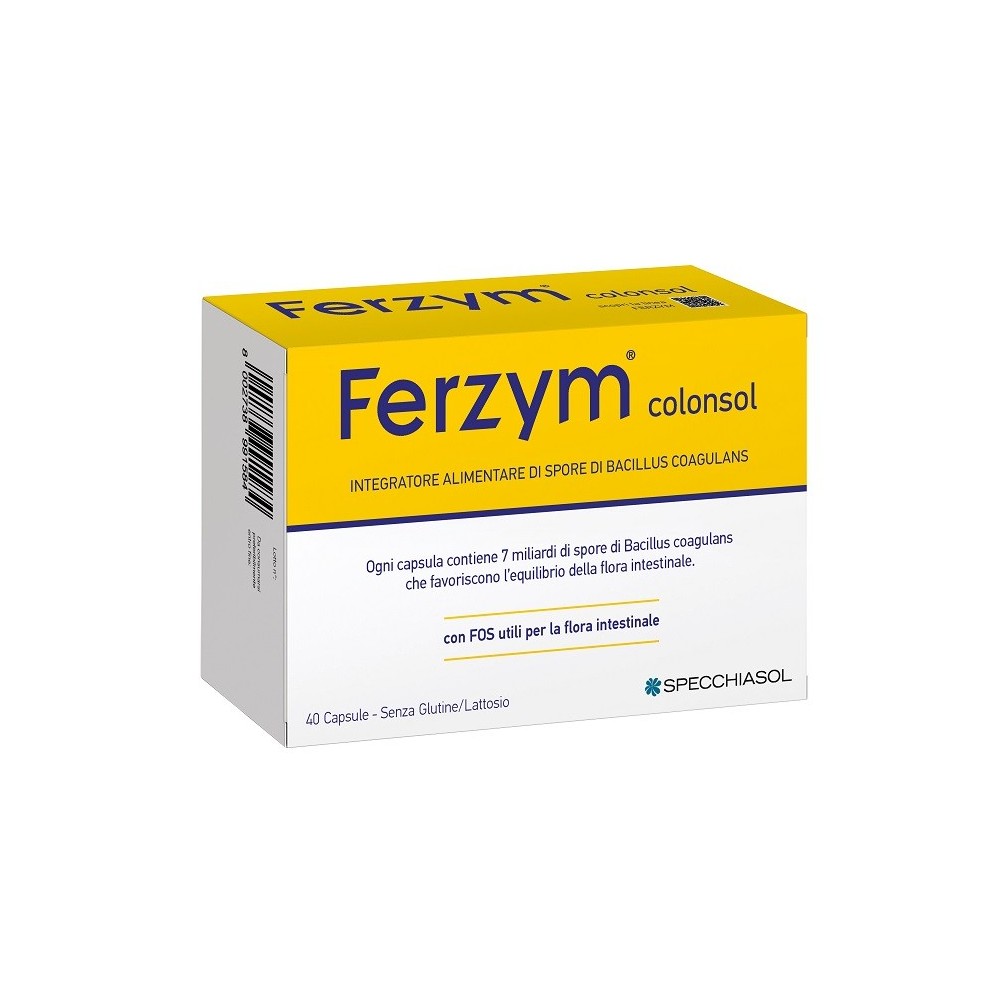 Ferzym Colonsol 40 capsule - Specchiasol