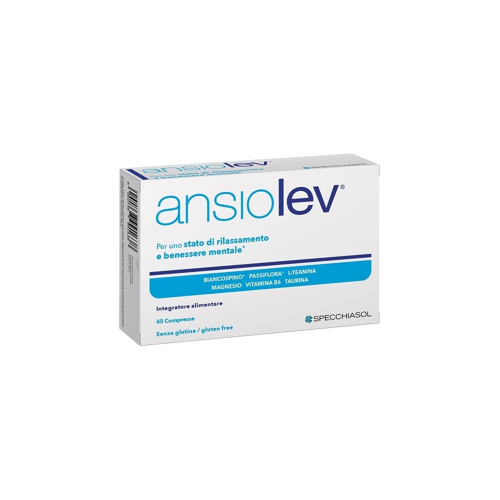 Ansiolev integratore alimentare 45 compresse - Specchiasol