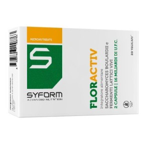 Floractiv integratore alimentare 20 capsule vegetali syform