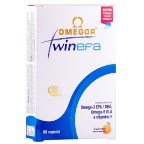 Omegor twinefa integratore alimentare 60 capsule u.g.a. nutraceuticals