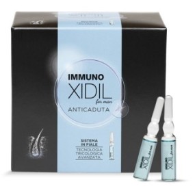 IMMUNO XIDIL Uomo - Fiale anticaduta per capelli deboli e fragili
