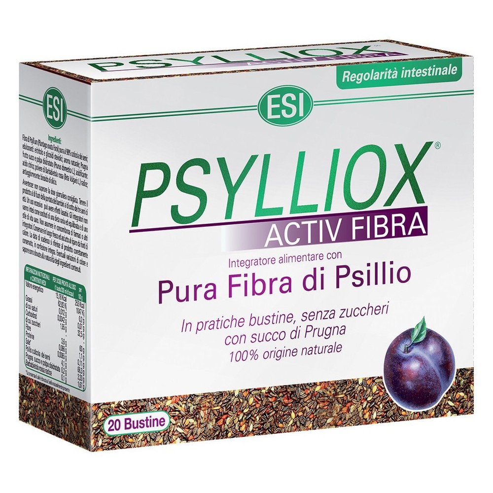 Psylliox activ fibra integratore alimentare 20 bustine ESI