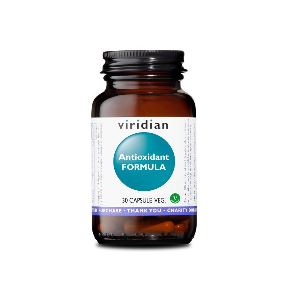 Viridian Antioxidant Formula 30 capsule Integratore alimentare antiossidante