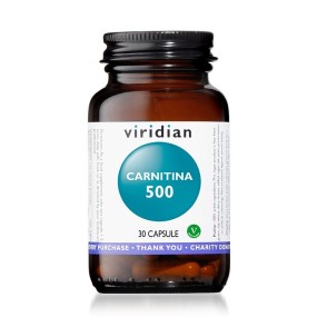 Viridian Carnitina 500 30 capsule Integratore alimentare