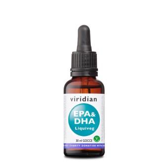 Viridian Epa e DHA Liquiveg 30 ml Integratore alimentare
