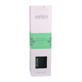 Diffusore con bastoncini tè verde e bergamotto 100 ml nasoterapia