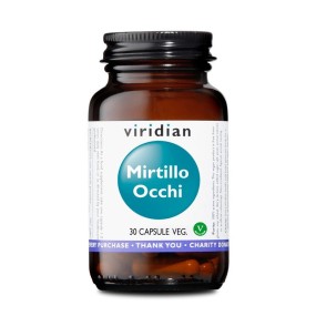 Viridian Mirtillo Occhi 30 capsule Integratore alimentare