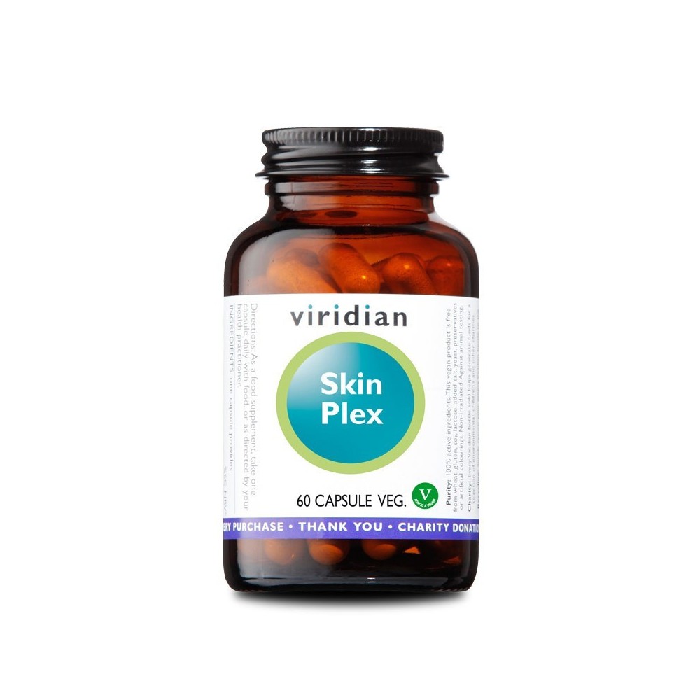 Viridian Skin Plex 60 capsule vegetali Integratore alimentare
