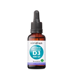 Viridian viridikid vitamin d3 400 ui liquid 30 ml integratore alimentare