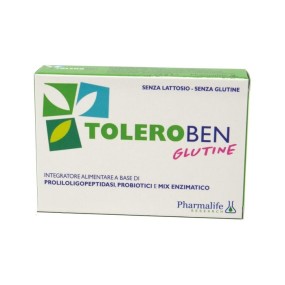 Toleroben Glutine integratore alimentare 15 compresse Pharmalife