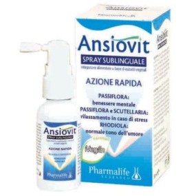 Ansiovit Fast Spray Sublinguale integratore alimentare 30 ml Pharmalife