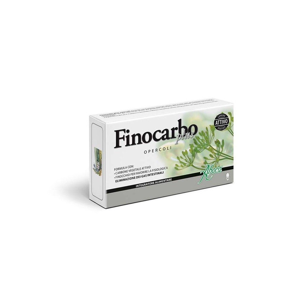 Finocarbo Plus integratore alimentare 20 opercoli Aboca