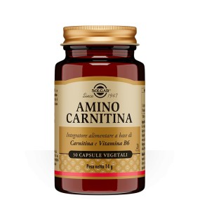 Amino carnitina integratore alimentare 30 capsule vegetali solgar