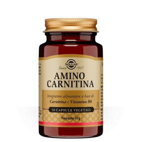 AMINO CARNITINA integratore alimentare 30 capsule vegetali Solgar