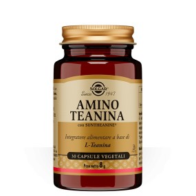 Amino teanina integratore alimentare 30 capsule vegetali solgar