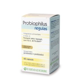 Probiophilus regulas integratore alimentare 60 capsule farmaderbe