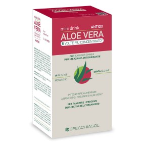 Aloe vera antiox – minidrink integratore alimentare 15 bustine specchiasol