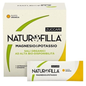 Naturofilla magnesio & potassio arancia 14 stick pack zuccari